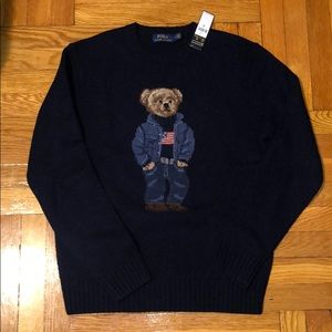 Men’s Ralph Lauren Wool Bear Sweater